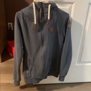 Wanakome Blue Hoodie Sweatshirt
